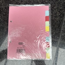 A5 FILE DIVIDERS (10) INSERTS DOCUMENT ORGANISER FILING SUBJECT FOLDER