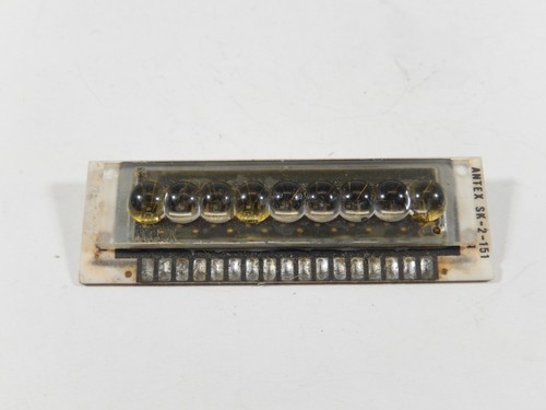 VINTAGE ANTEX SK-2-151 9-DIGET 7-SEGMENT LED NUMERIC DISPLAY MODULE