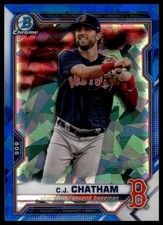 2021 Bowman Sapphire Edition C.J. Chatham #BCP-113