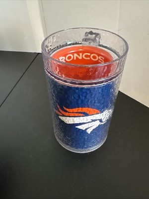VTG Denver Broncos Logo Plastic ThermoServ Large Beer Mug Chill Mug NFL
