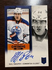2013-14 Panini Contenders Nail Yakupov Rookie Ticket Auto RC (#261A)