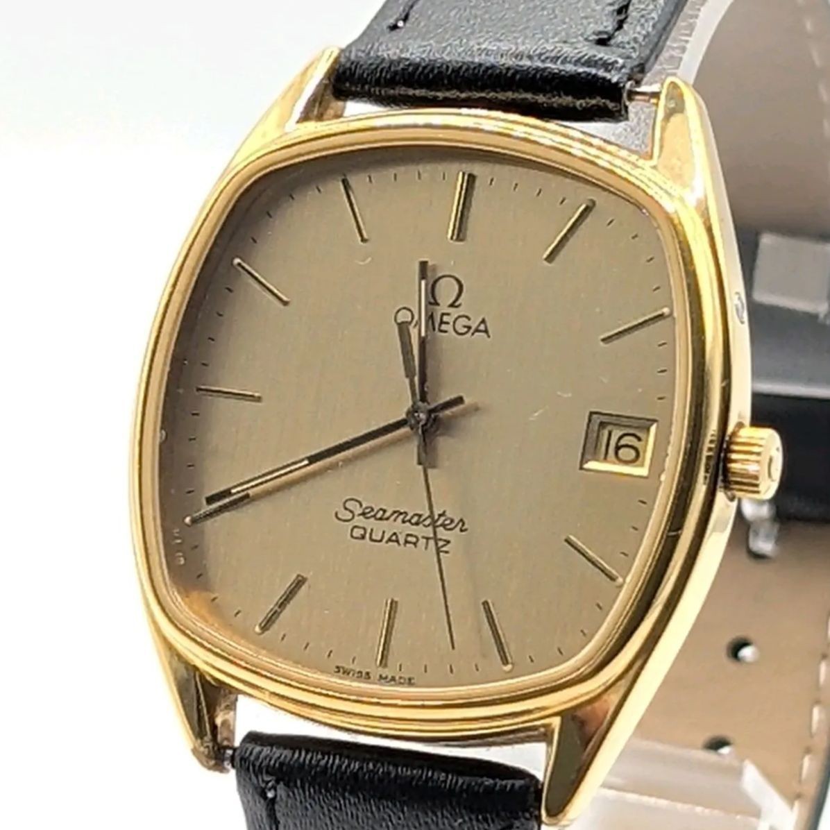 OMEGA Seamaster Square Gold Date Y2K