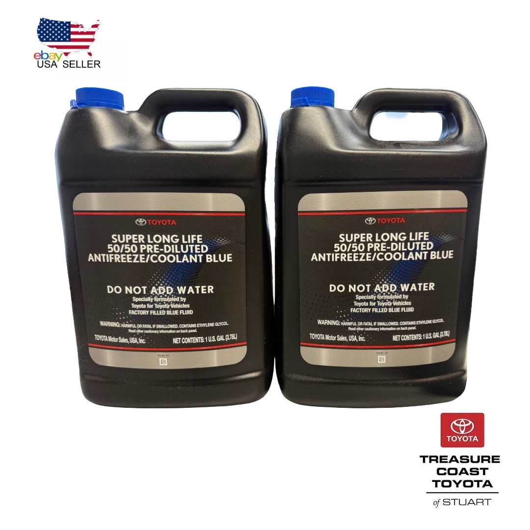 しも NEW OEM TOYOTA/LEXUS SUPER LONG LIFE BLUE ANTIFREEZE COOLANT 50/50