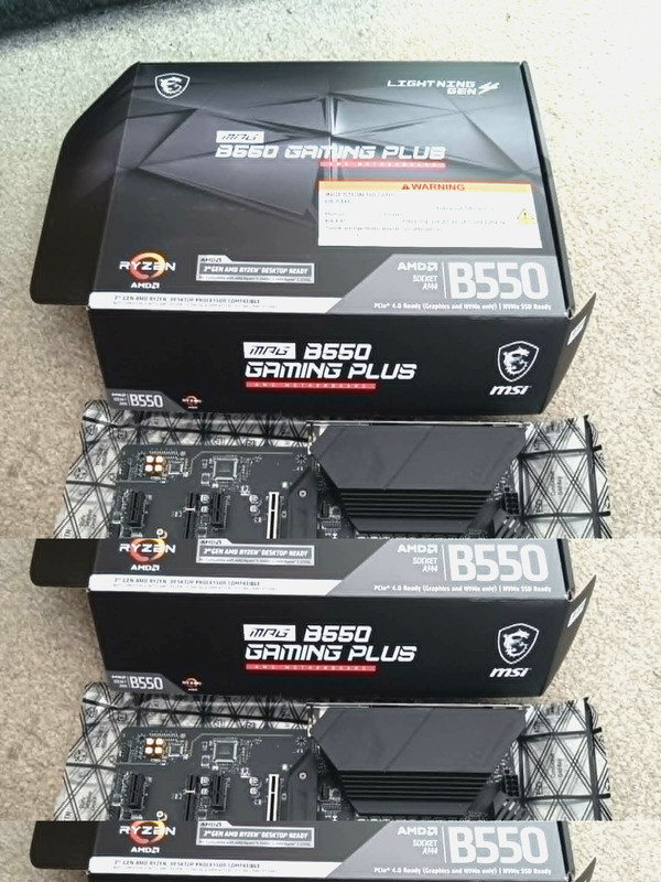 MSI MPG B550 GAMING PLUS, AM4, AMD (7C56-003R) Motherboard