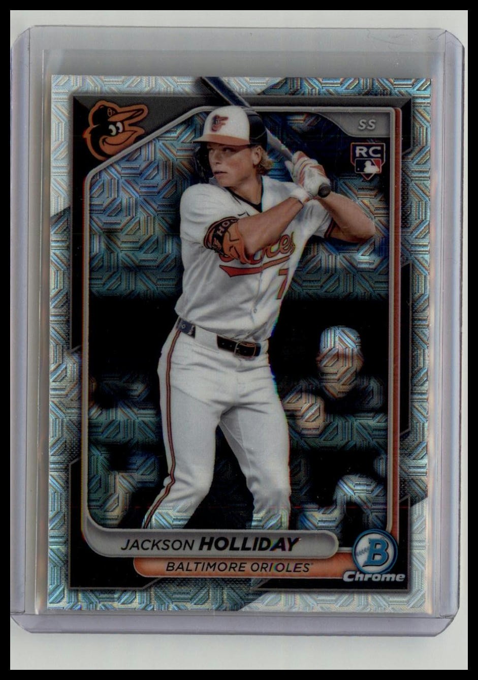 2024 Bowman Chrome #26 Jackson Holliday Mojo Refractors (RC)
