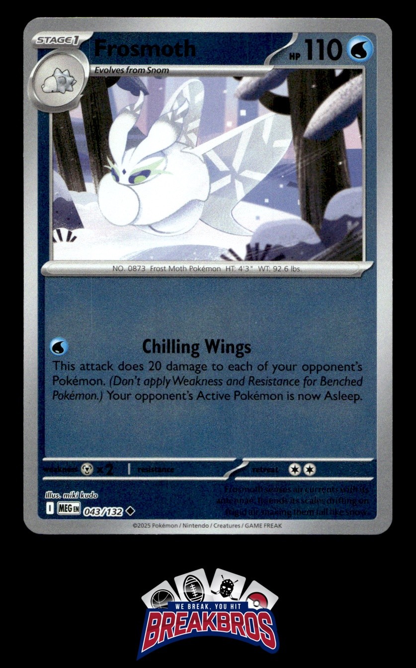 Frosmoth ME01: Mega Evolution #043/132 Uncommon