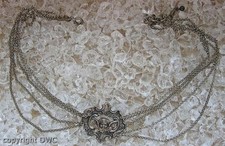 Trachtencollier in Silber Collier Halskette Kropfkette Kette Tracht Trachten .
