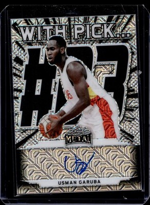 2021-22 Pro Set Power Usman Garuba Flashback Black Mojo Auto #/5 J01