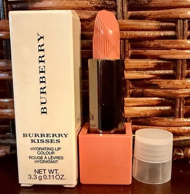 BURBERRY KISSES HYDRATING LIPSTICK #61 Devon Sunset Tester With Box