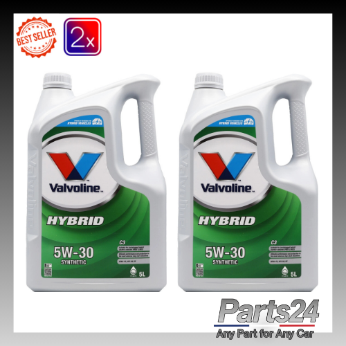 2x Valvoline Hybrid C3 5W-30 5W30 Fully Synthetic Engine Oil - 5L 5 Litres New