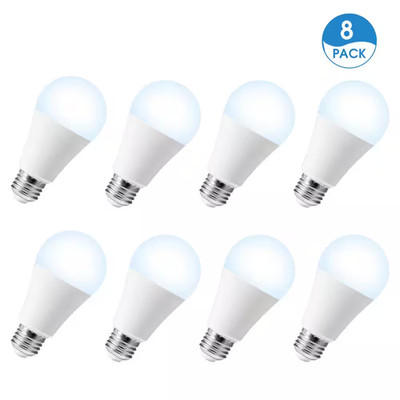 60-Watt Equivalent A19 12-Watt E26 Base Dusk to Dawn Sensor LED Light Bulb in Da