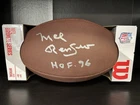 Mel Renfro Signed Full Size Wilson Football With HoF Inscription Schwartz