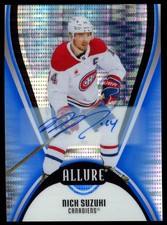 NICK SUZUKI 2025-26 Upper Deck Allure Blue Line Auto /35 #14 Canadiens