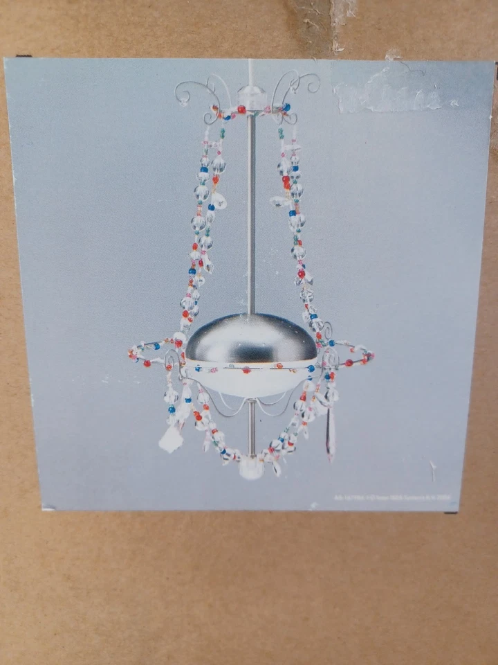 LUMINARIA IKEA Descatalogada Minnen Rosa Azul Blanco Cuentas. Nuevo en caja.   Foto 2 de 4