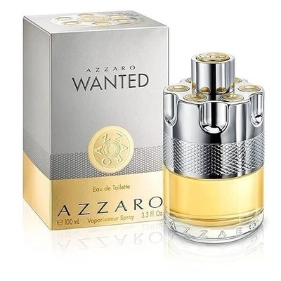 Azzaro Wanted Eau De Toilette edt Spray for Men NEW IN BOX 3.4 oz / 100 ml
