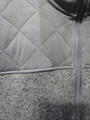 Saddlebred Comfort Flex Blue Heather Sleeveless Full Zip Vest 2XLT Gorpcore - Picture 3 of 6