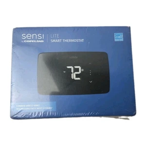 Emerson Sensi Lite ST25 Smart Thermostat Wi-Fi Alexa Google Black New SEALED