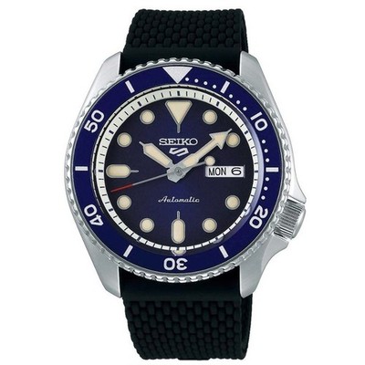 Seiko 5 Sports Style SRPD93 Herrenuhr Automatik 100m Silikonarmband
