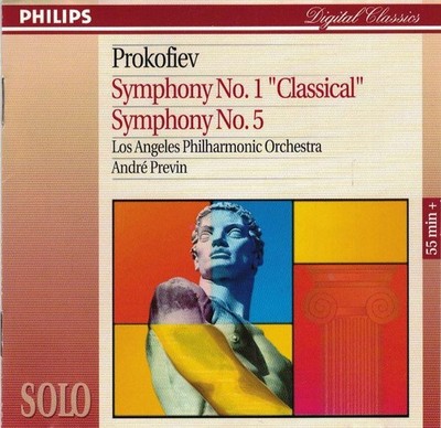 CD Serge Prokofiev - Symphonies Nos. 1 & 5  -  Andre Previn