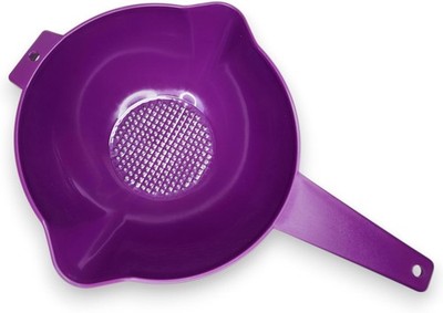 TUPPERWARE NEW PURPLE STRAINER COLANDER RINSE OFF VEGGIES, LARGE 2 QUART & FS