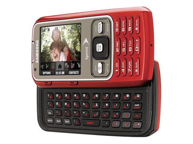 Samsung Rant SPH-M540 - Red (Sprint) Cellular Phone (SPHM540ZRS) for ...