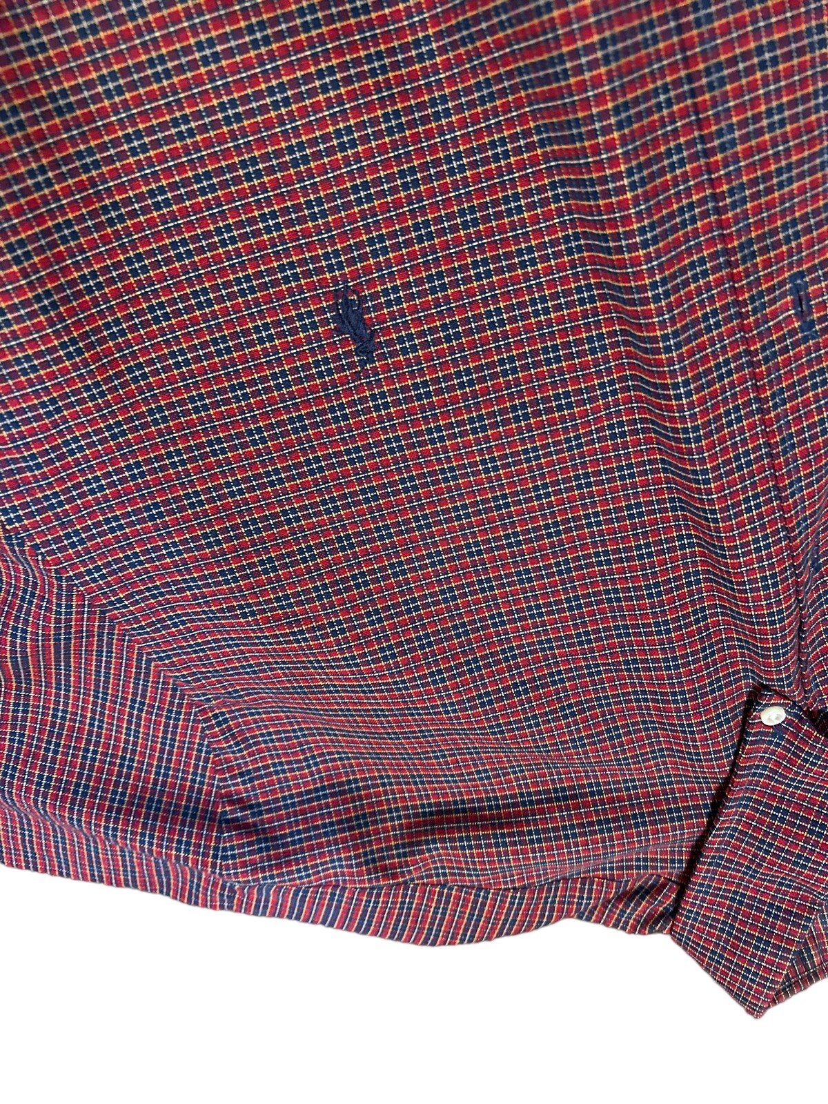 Men’s Ralph Lauren Size Large Tall LT Long Sleeve Red Button Down Shirt eBay