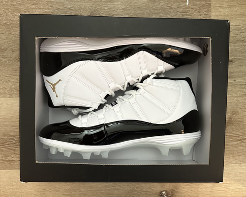 Size 18-Nike Air Jordan 11 Mid TD 'Gratitude' Football Cleats (FV5374-107) - Picture 6 of 6