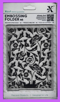 XCUT A6 EMBOSSING FOLDER - BAROQUE FLORALS - DOCRAFTS | eBay