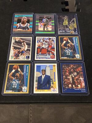 Lot Of 9 Shaq Mourning Webber Mourning RC Insert Lot472