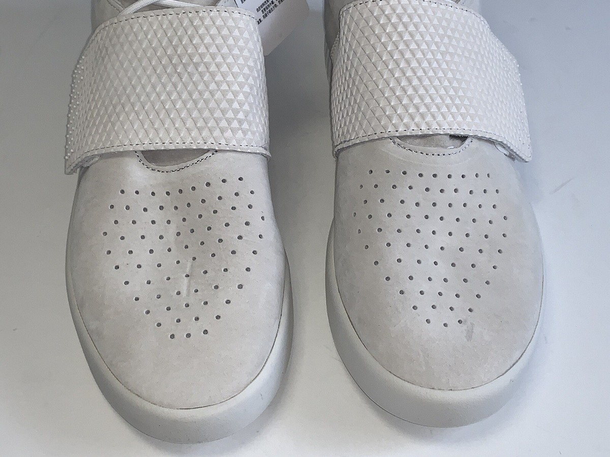 ADIDAS TUBULAR INVADER STRAP Flat White BB5038 YEEZY Mens Sneakers Sz 10.5*  | eBay