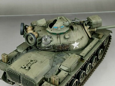 1/35 Built Vietnam War U.S M48A3 Patton Tank Model | eBay