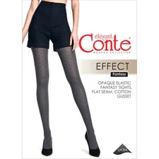 Conte Tights Effect - Melange Triangle High-Quality Fantasy Women Pantyhose