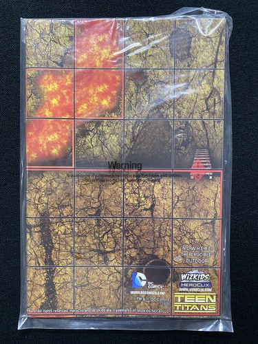 WizKids HeroClix Teen Titans N.O.W.H.E.R.E The Crucible Outdoor Map New - Picture 1 of 2