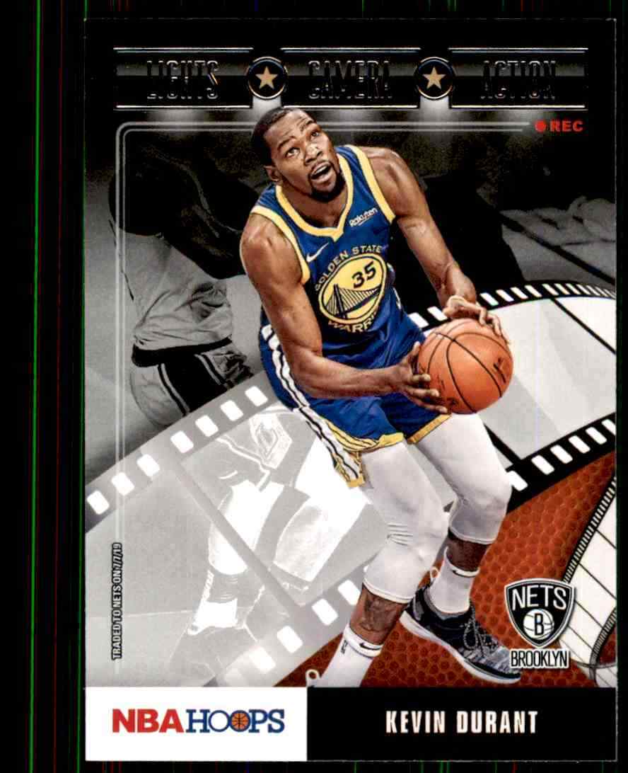 2019-20 Panini NBA Hoops Lights Camera Action Kevin Durant