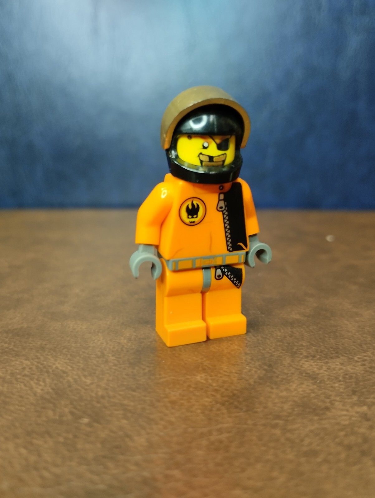 LEGO Minifigures Personaggio AGENTS Henchmen Dr. Inferno Gold Tooth Set 8635 #