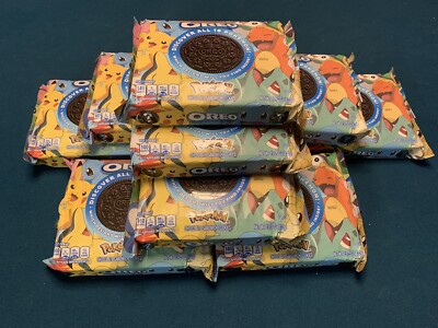 Pokemon Oreos - 10 Full Unopened Packs - Sealed - Limited Edition-No Longer Made