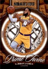 LeBron James 2020-21 NBA Hoops Prime Twine Card #1