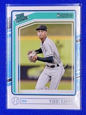 YIDDI CAPPE 2024 DONRUSS BASEBALL RATED PROSPECT RC Rookie MIAMI MARLINS #142