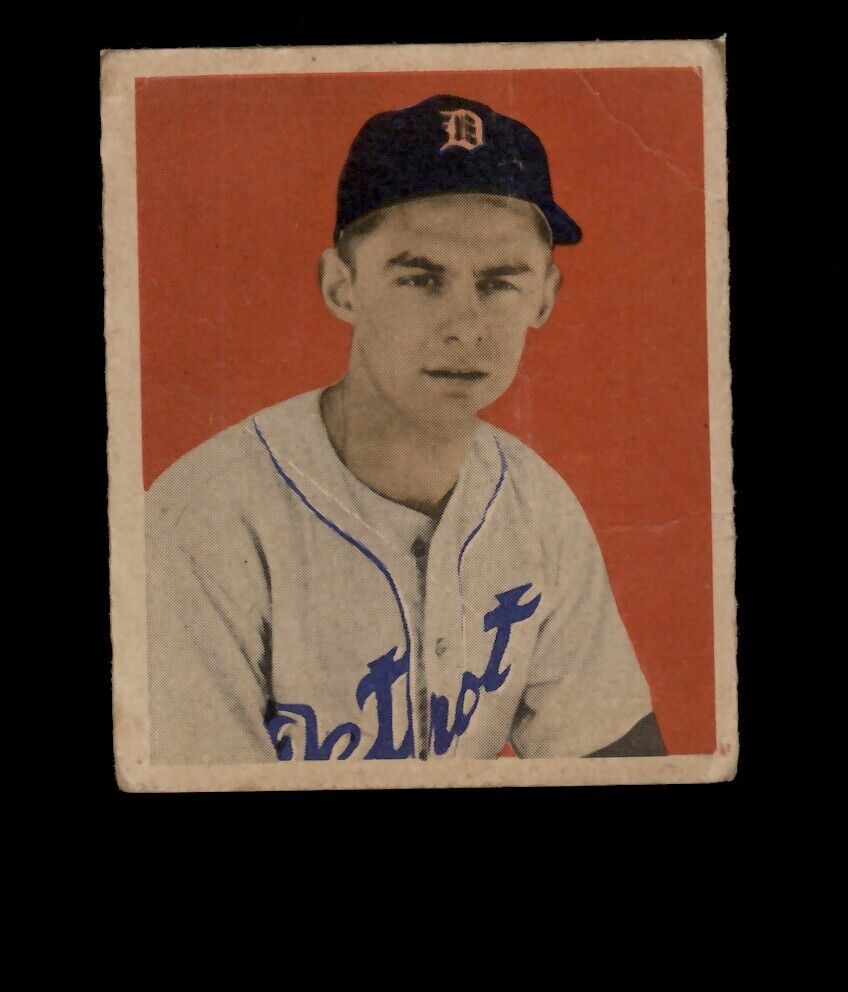 1949 BOWMAN #10 TED GRAY DETROIT TIGERS (TAPE)