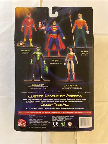 DC Direct JLA Action Figures Complete Set Of 5 Superhero Figures NISP - Picture 11 of 11
