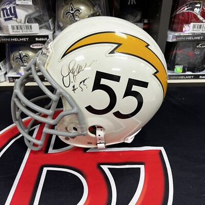 Junior Seau Signed Game Used LA Chargers Authentic Signed Full