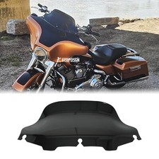 8" Windshield Windscreen Black For Harley Touring Electra Street Glide 1996-2013