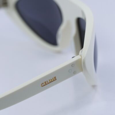 CELINE CL40261I 25A Shiny Ivory/Smoke 60-19-125 Sunglasses  display picture 2