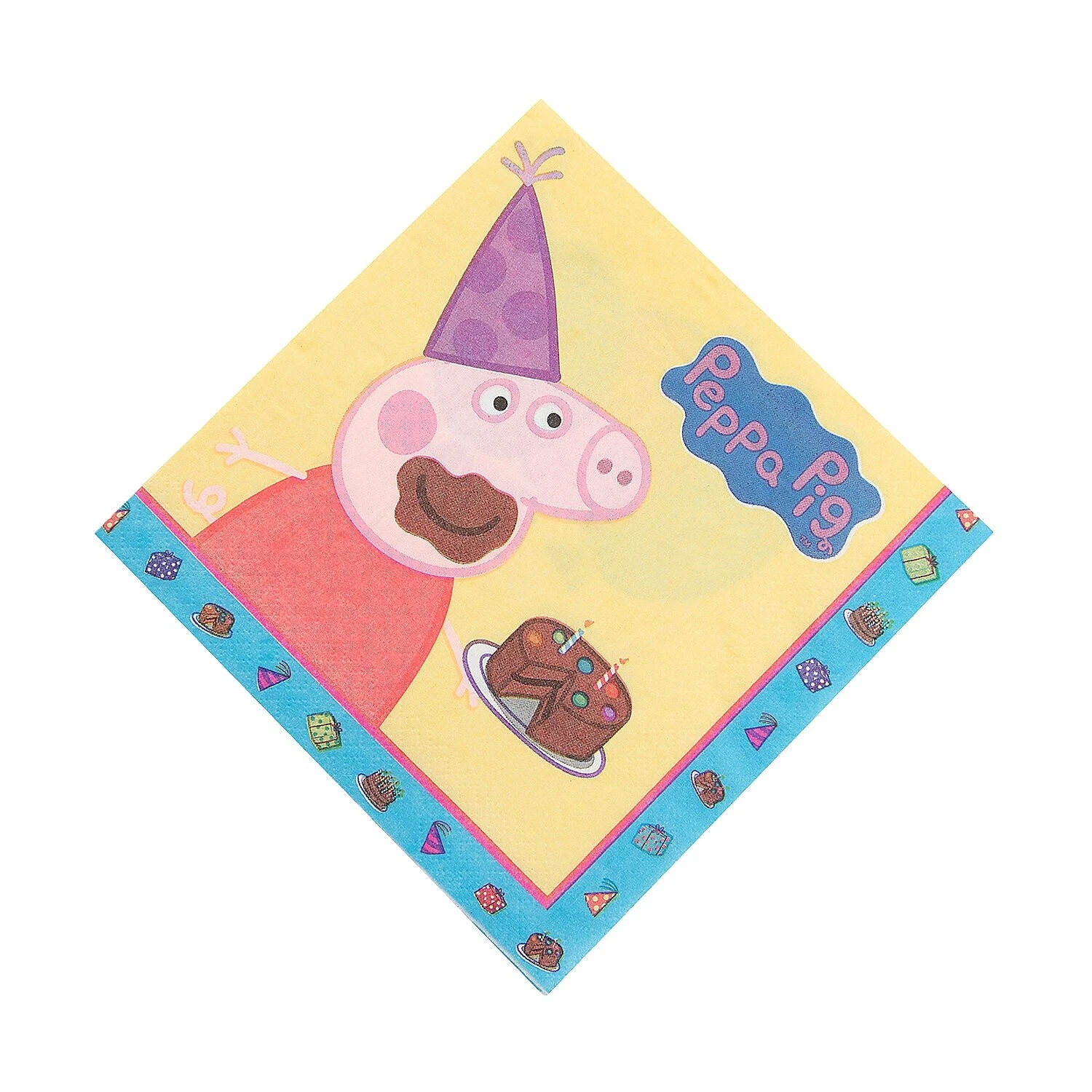 Guardanapos de Festa de Aniversário da Peppa Pig