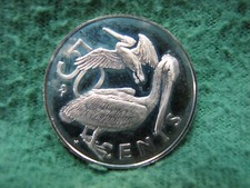 1973  British Virgin Islands 50 Cents Coin  PROOF COIN