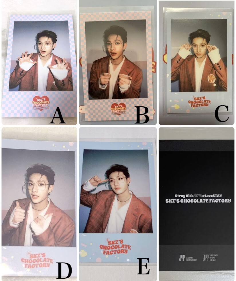 Stray Kids Chocolate Factory Official Polaroid 2nd LoveStay
