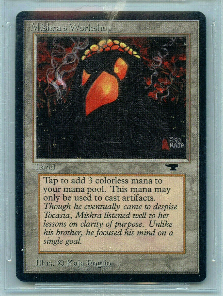MTG Antiquities Mishra's Workshop BGS 9.5 Gem Mint Card MTG Antiquities Mishra's Workshop BGS 9.5 Gem Mint Card