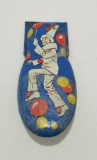 Kirchhof Tin Clacker Clicker Noisemaker Clown With Balloons Vintage Retro