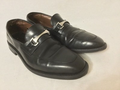 ALLEN EDMONDS BURBANK BLACK LEATHER SLIP ON LOAFERS Size 9 