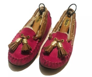 Tory Burch Rosa Ouro Couro Mocassim Sapato loafer condução tamanho 7 Varejo  $275 | eBay